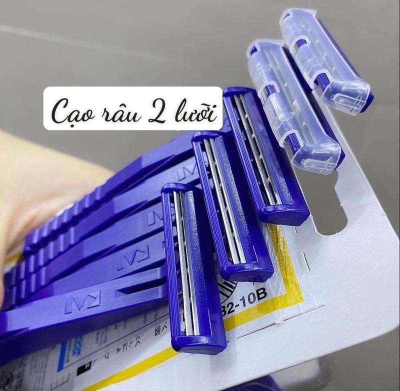 Product Introduction of Dao Cạo Râu 2 Đầu Lưỡi Hàng Nhật (Nhập Khẩu Nhật) - Sản Phẩm Chất Lượng Cao HỘP 10 CÁI 4