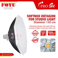 Gambar Pro One | Softbox Oktagon for Studio Flash Bowen Mount Diameter 120 cm Lampu Camera Putih dari Foyu Photo Kota Surabaya 1 Tokopedia