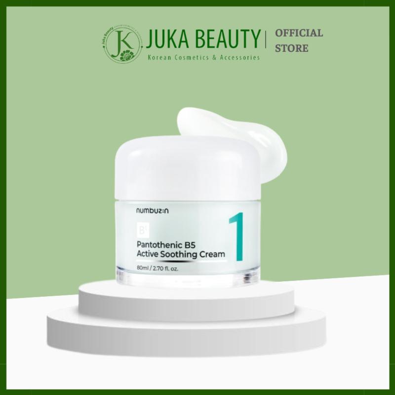 Kem dưỡng Numbuzin No.1 Pantothenic B5 Active Soothing Cream 80ml Chăm Sóc Da Dưỡng Ẩm Da Skincare Nữ