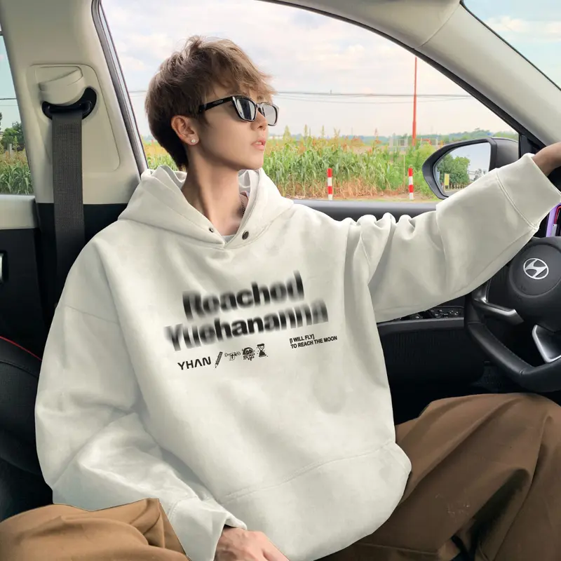 Áo hoodie mũ 2 lớp in readched , dáng thụng tay bồng,fom unisex từ 40 - 75kg, chất nỉ tàu, mặc đơn , mặc đôi , mặc nhóm... Nam Menswear 1