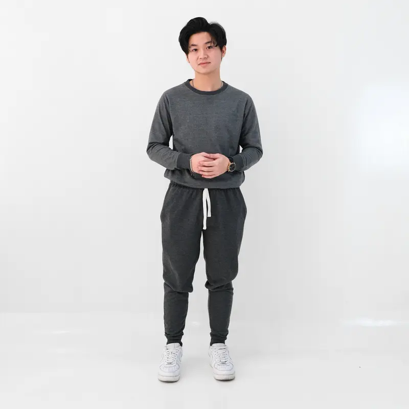 SANVANINA Set Sweater Terry Jogger Pants | DD-01 Setelan Sweater Casual | Nyaman Santai 0