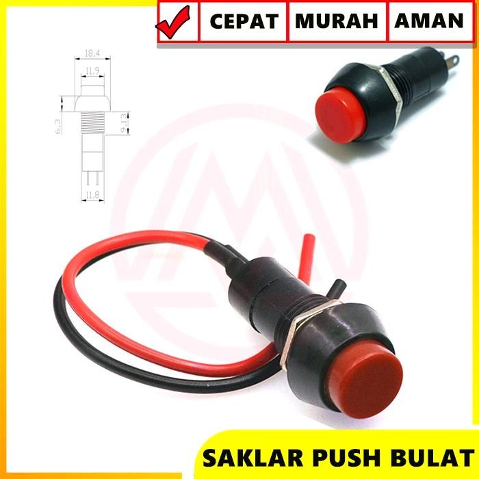 SAKLAR BULAT PUSH BUTTON ON OFF BULAT SAKLAR MOTOR SWITCH MOBIL - Shop ...