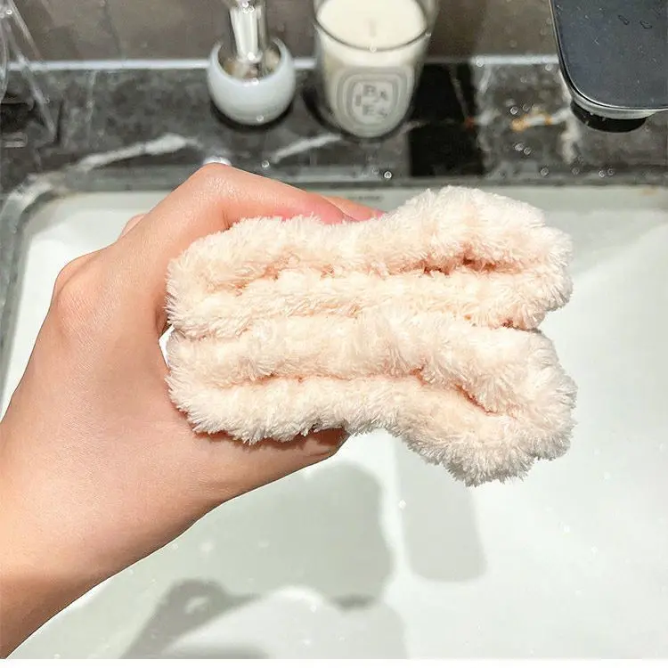 Dây Đeo Cổ Tay Rửa Mặt, Chống Thấm Nước Và Chống Bắn Nước, Chống Ẩm, Dụng Cụ Hữu Ích, Bảo Vệ Cổ Tay Dày, Băng Đô Thể Thao, Dây Buộc Tóc Nhồi Bông, Thấm Hút Mồ Hôi 2
