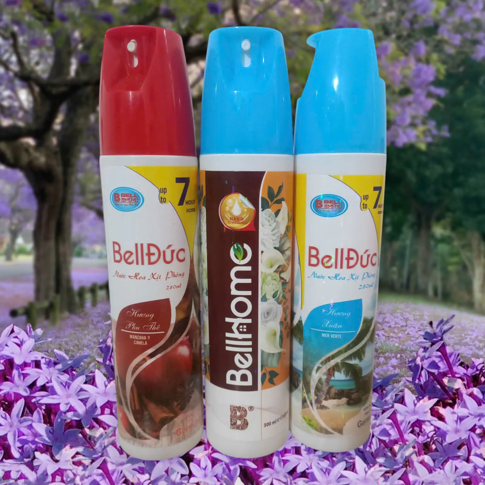 Nước Hoa Xịt Phòng Bell Đức 280ml Công Nghệ Sinh Học, Giúp Khử Mùi, Hương Thơm Dễ Chịu