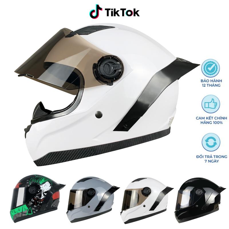 [CHỈ ÁP DỤNG TRONG LIVE] Nón bảo hiểm fullface VARO có Đuôi gió - Chính hãng bảo hành 12 tháng Helmet Nón Bảo Hiểm