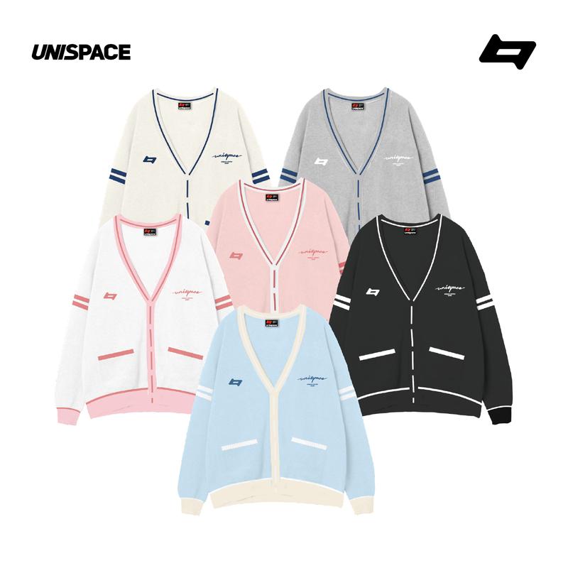 Áo cardigan By UniSpace Signature áo khoác unisex nam nữ nỉ ép Autumn