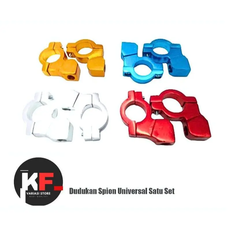 Braket Spion Dudukan Spion Honda drat kanan Universal CNC  Satu Set untuk Motor Beat Scoopy Beat Street CB GL Mp Tiger Drat Kanan