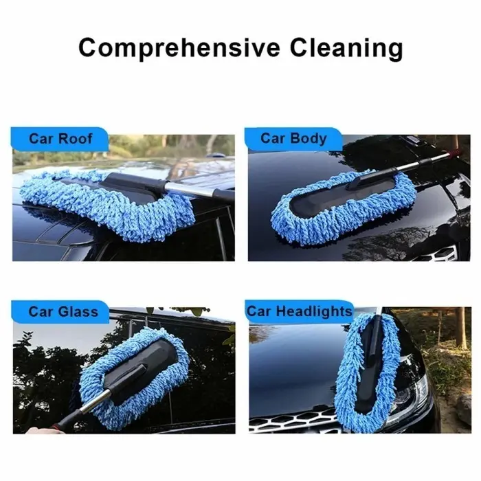 LAP CUCI MOBIL DEBU/KEMOCENG MICROFIBER bisa dipanjangkan Cendol Lebar 2