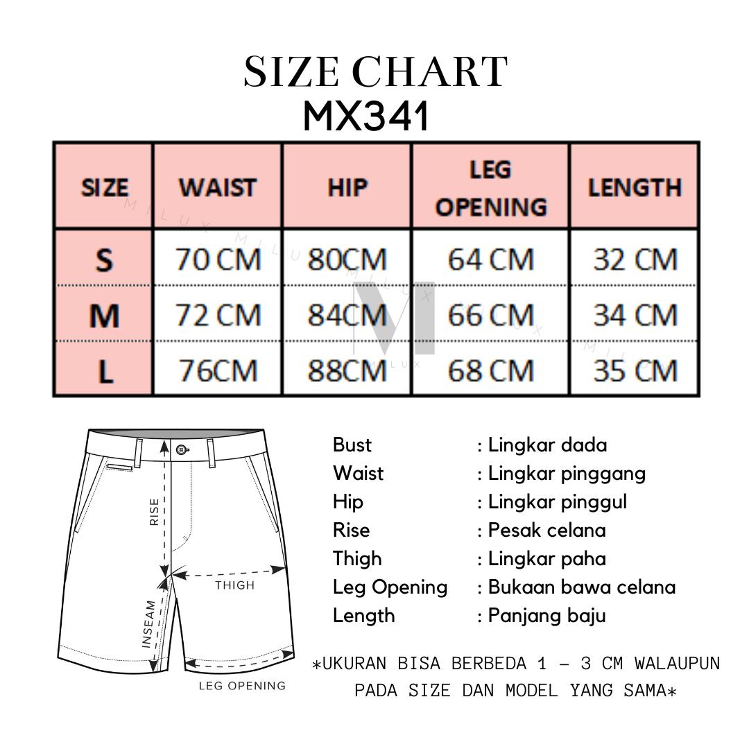 BASIC SKORT SHORT WOMEN CELANA PENDEK WANITA DAILY MX341