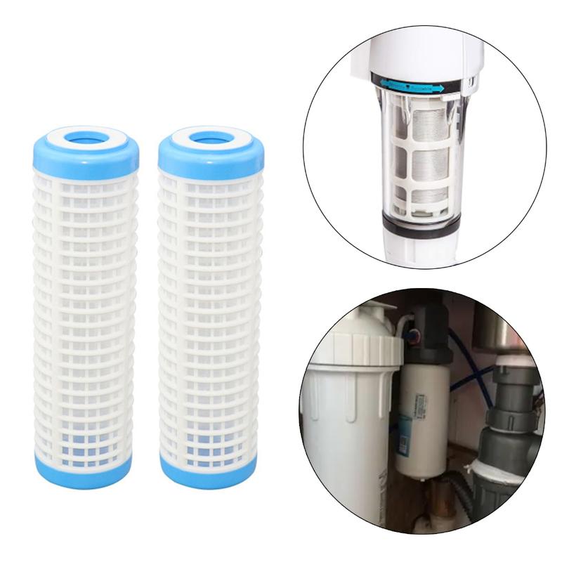 2 PCS Reliable 10" Water Filter Pre Filter Universal Filter Water Filter Household Filter Elements Plastic Material 2