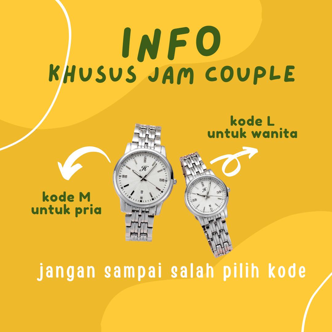JIMS HONEY JAM TANGAN COUPLE JT 6003 (FREE BOX + BATERAI)