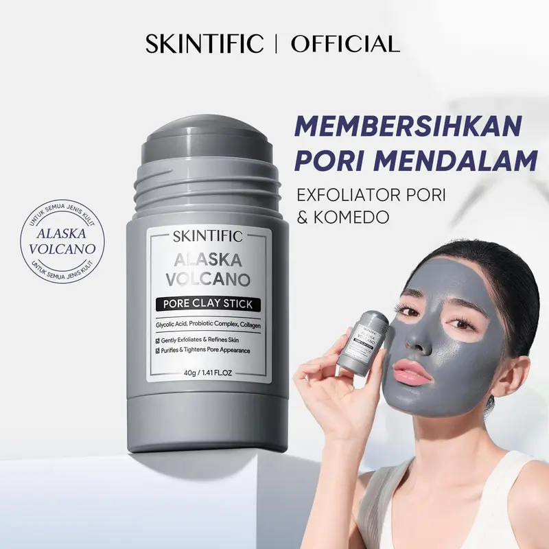 SKINTIFIC Alaska Volcano Pore Clay Stick 1
