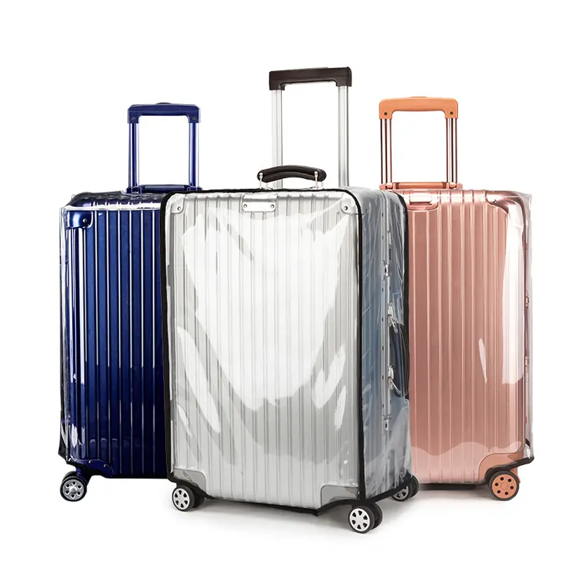 Ringgit Home Shop Transparent Luggage Cover Protector (18"-30") Luggage Bag Cover Sarung Beg Luggage Protector Cover Luggage Bag