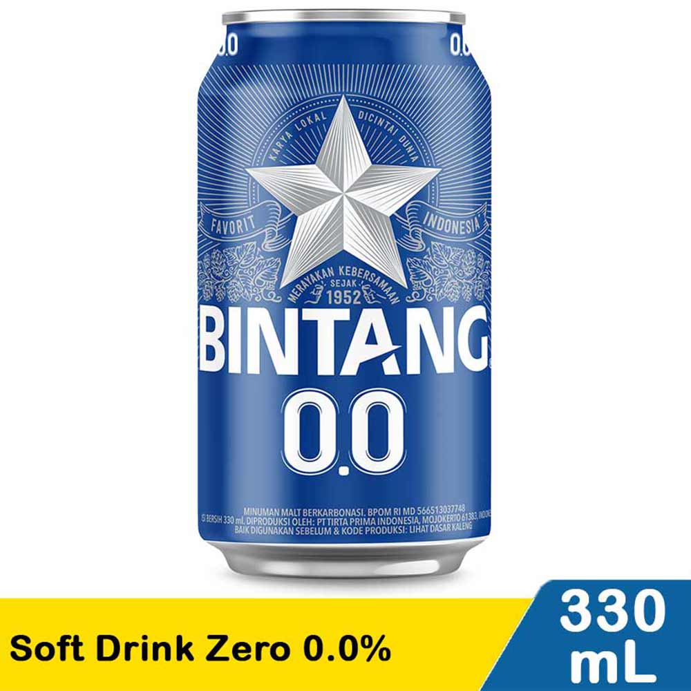 [BISA COD] DS BINTANG ZERO 0.0 ORIGINAL CAN 330ML / 1PCS