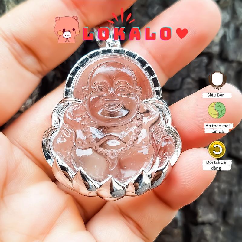 Mặt Dây Chuyền Phật Di Lặc Đá Tự Nhiên Vui Vẻ -- Đeo May Mắn Hạnh Phúc Bình An Lokalo 18.04.2024