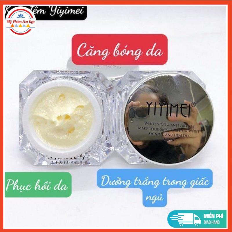 CHÍNH HÃNG Kem Nám Đêm Yiyimei Mờ Nám Cấp Ẩm Dưỡng Trắng Da 20g Nữ Skincare Làm Đẹp Da Dưỡng Ẩm Da