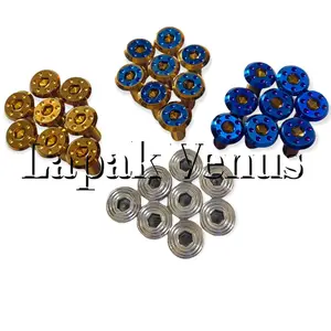 BAUT PIRINGAN CAKRAM DEPAN BELAKANG 1 SET 4 BIJI/TERSEDIA WARNA CHROME,GOLD,TWOTONE KUALITAS PREMIUM/ MIO JUPITER NMAX PCX SUPRA VARIO AEROX BEAT LEXI VIXION DLL/UNTUK SEMUA MOTOR UNIVERSAL