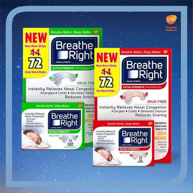 MIẾNG DÁN THÔNG MŨI BREATHE RIGHT 72