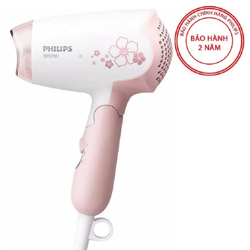 Máy Sấy Tóc Philips HP8108, Công Suất 1000W, Trắng Cánh Sen 5
