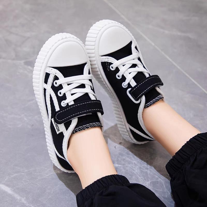 Giày Vải Canvas Cho Bé Trai Bé Gái 3-10 Tuổi Giày Thể Thao Trẻ Em Giày Bata Thể Dục Cho Bé