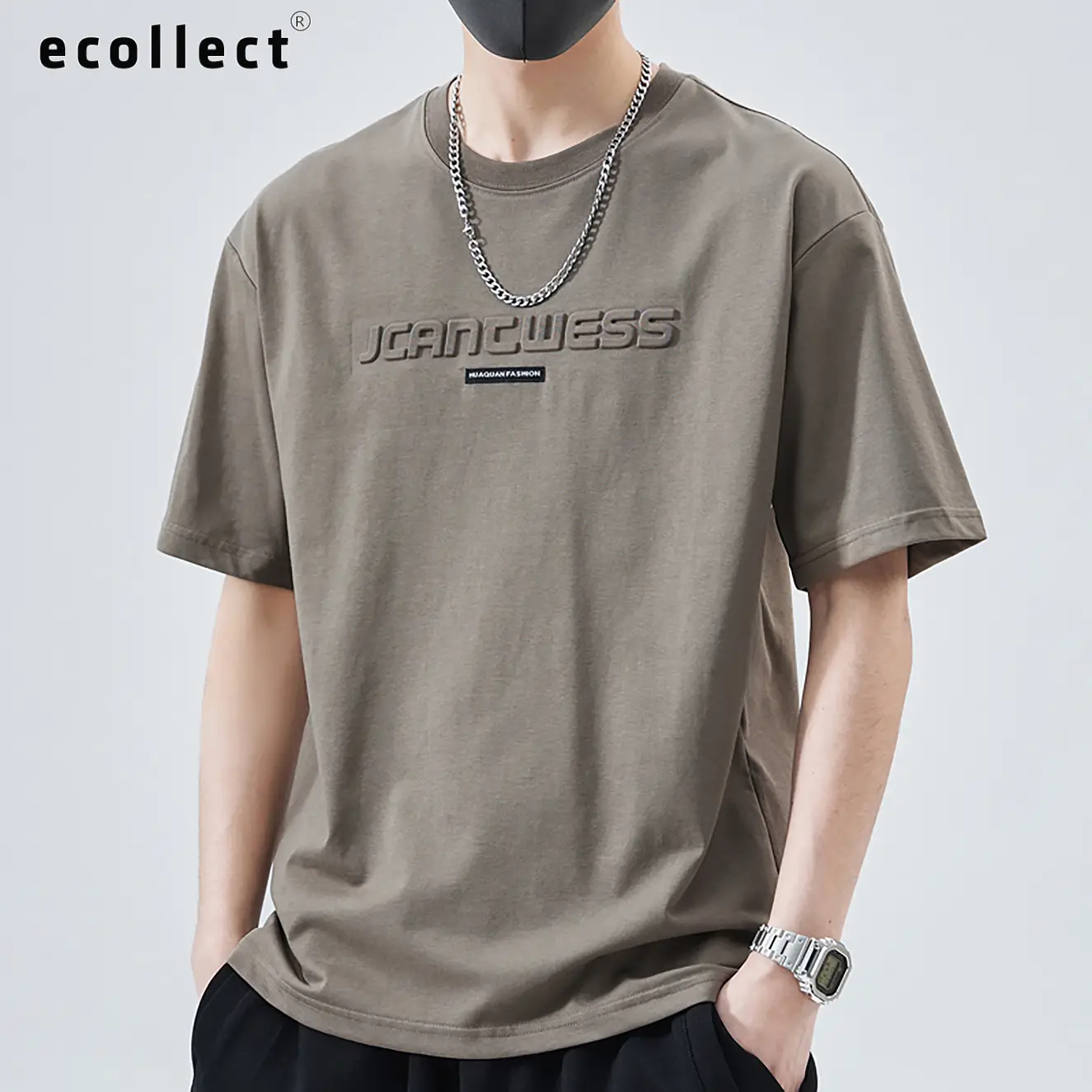 Áo Thun Nam Tay Ngắn ECOLLECT CT10 – Phong Cách Trẻ Trung, Thoáng Mát Cho Mùa Hè