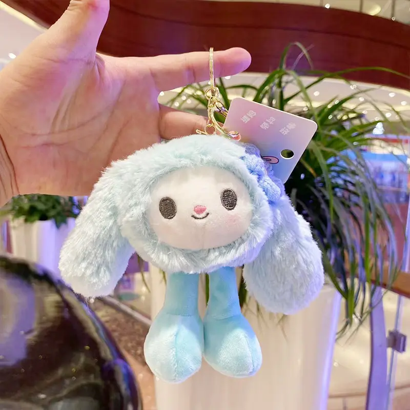 Mặt Dây Chuyền Nhồi Bông Hình Thỏ Yêu Tinh, Dễ Thương, Đồ Chơi Móc Chìa Khóa, Túi Quyến Rũ Túi 2