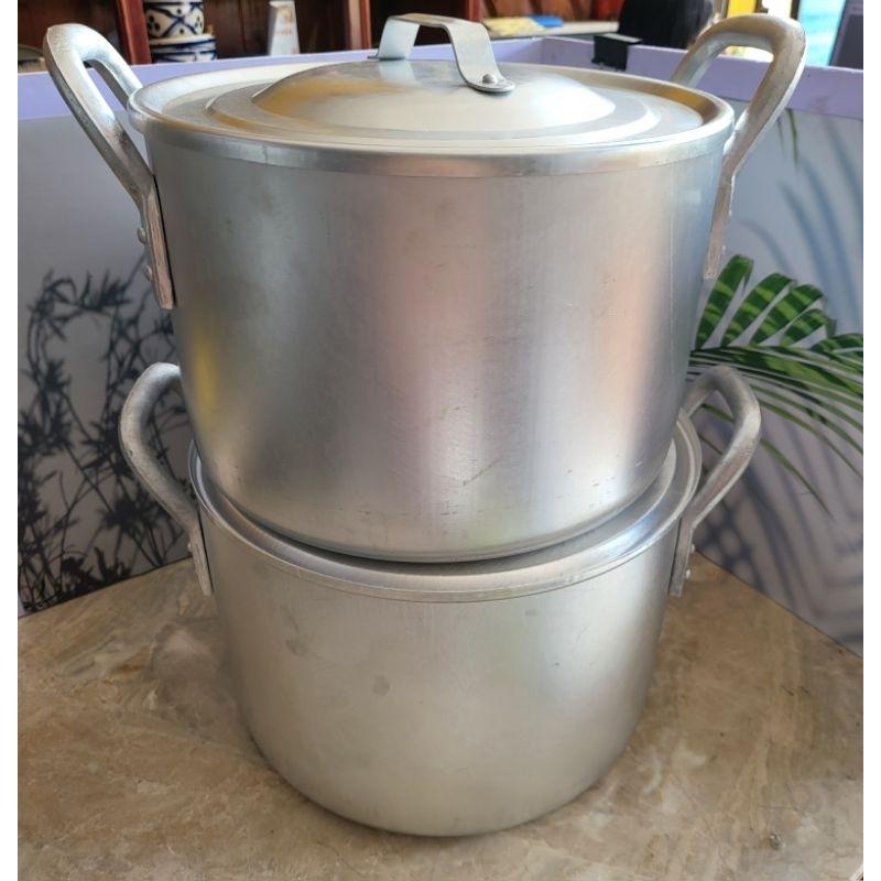 Nồi Súp, Nước Lèo Nhôm Hải Phòng Size 16L, 20L, 25L, 30L, 40L, 50L