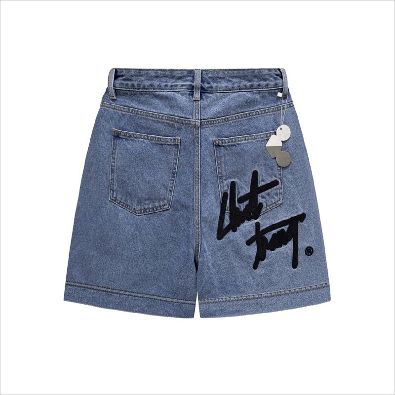 JEAN SHORTS Big SS - QUẦN jean ngắn ống rộng CHUỘT TRẮNG
