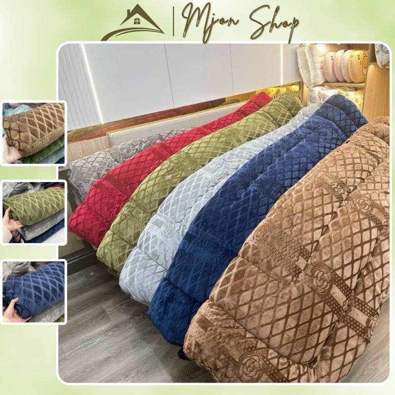 Vỏ Chăn Nỉ Nhung COCO Có Khoá Kéo Lồng Được Ruột kícḣ Thước 2m2x2m