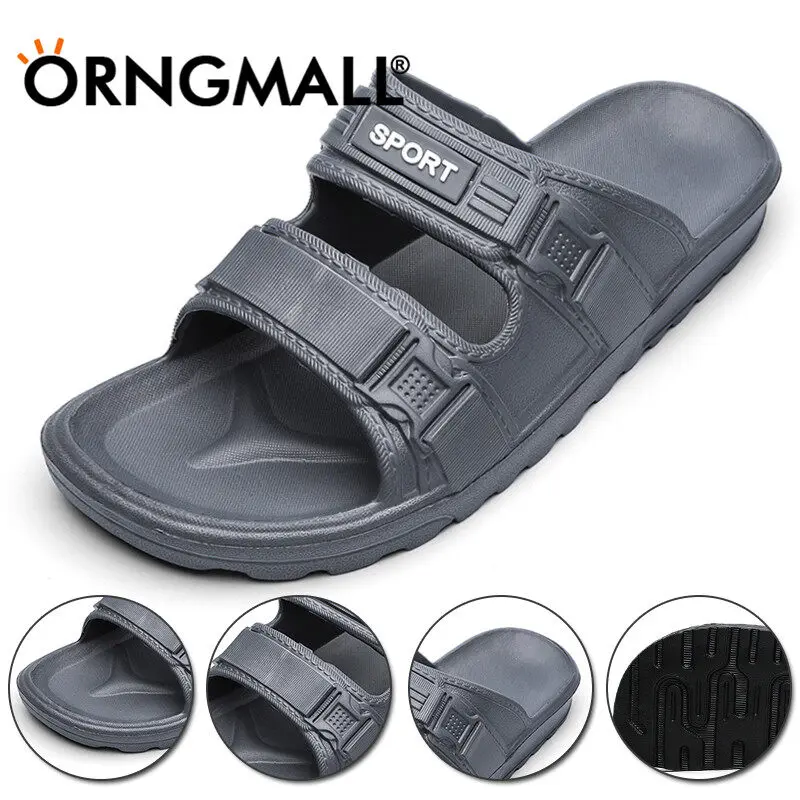 ORNGMALL-Dép Lê Mùa Hè Thường Ngày Cho Nam, Xăng Đan Đi Biển Thoáng Khí Thời Trang Chất Lượng Cao, Dép Đi Trong Nhà Gia Dụng, Phong Cách Mới 8