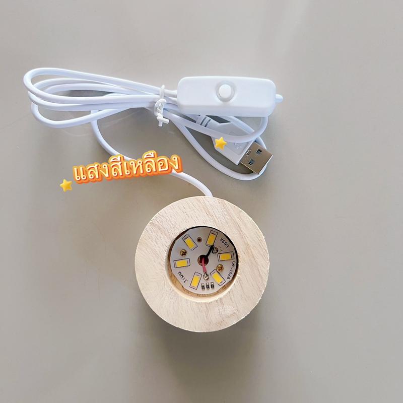 Product Introduction of ฐานโคมไฟ LED ฐานไม้คริสตัลเรซิ่น สําหรับตกแต่งบ้าน พร้อมส่ง 18