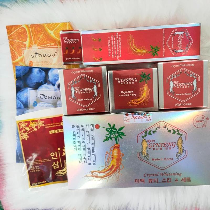 Kem dưỡng da bộ 6 món chuyên cho da sạm, nám tàn nhang Giing Seng Hàn Quốc