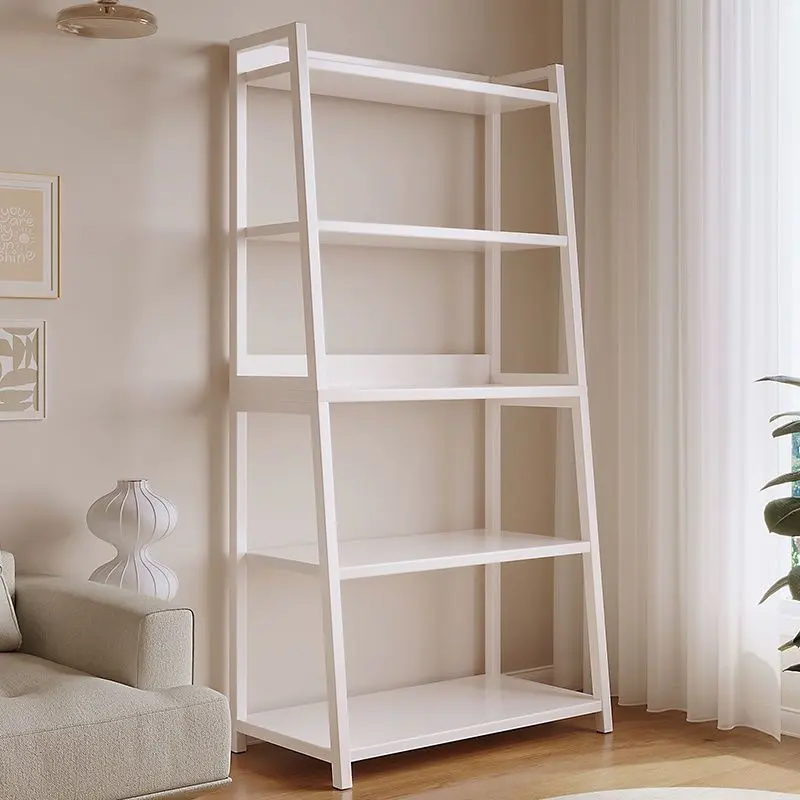 Kệ Sách Sàn, Vật Dụng Gia Đình, Chất Liệu Sắt Đơn Giản, Nhiều Tầng, Lưu Trữ Trưng Bày, Kệ Hình Thang, Thích Hợp Cho Phòng Khách Và Phòng Ngủ, Lưu Trữ 2