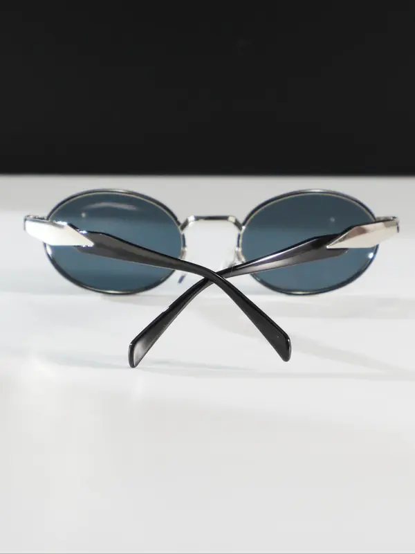 Vintage Oval Frame Sunglasses, Trendy Casual Sunglasses for Women and Men, Fashion Accessories for Everyday Use and Outdoor Activities 7
