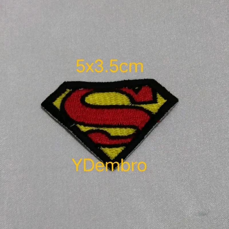 Patch Bordir Karakter Super Hero Iron On Anyaman Renda 3