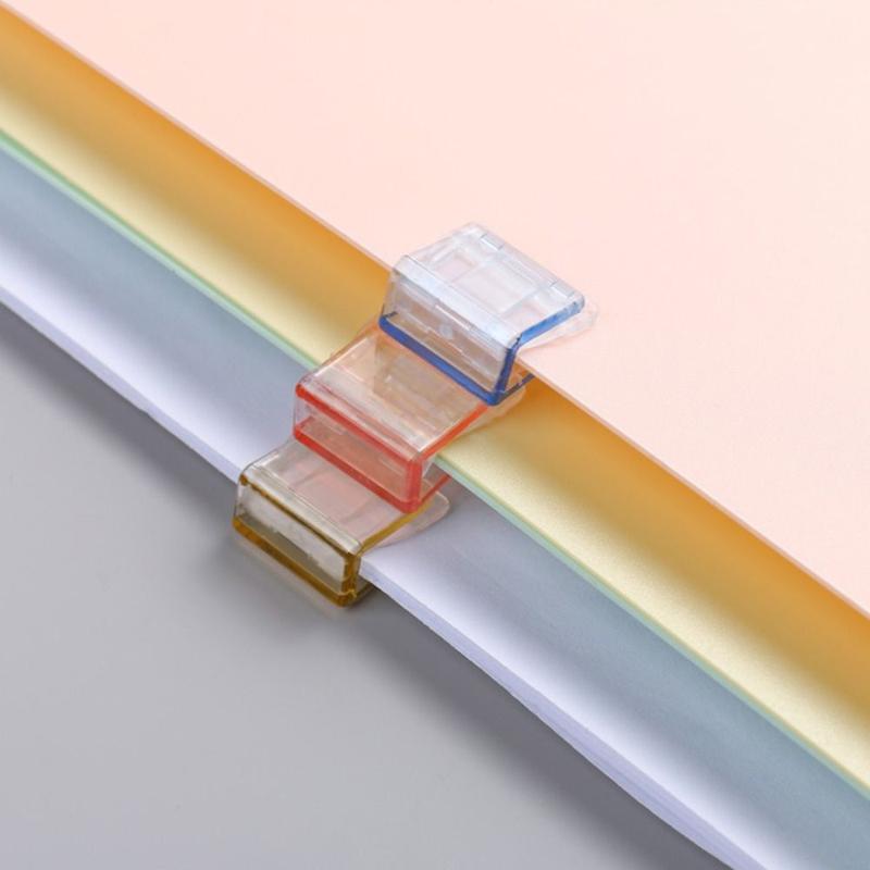 Product Introduction of Creative Candy Color Letter Paper Clip Multi-function Plastic Test Paper File Folder Transparent Push Clip Stationery 16