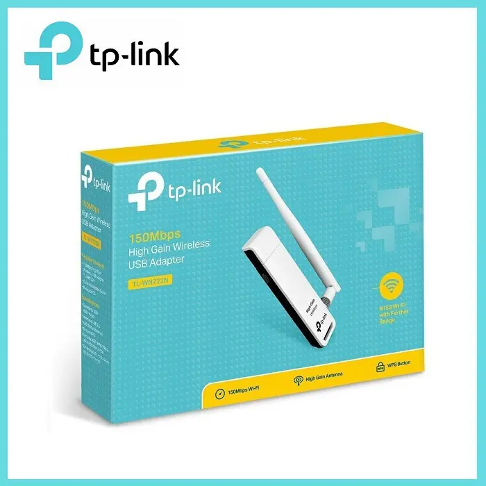 wifi tp 722n có enten chuẩn 2.4GHz - 150mb dùng như cắm dây tốc độ cao chơi game online ổn - bh 2 năm