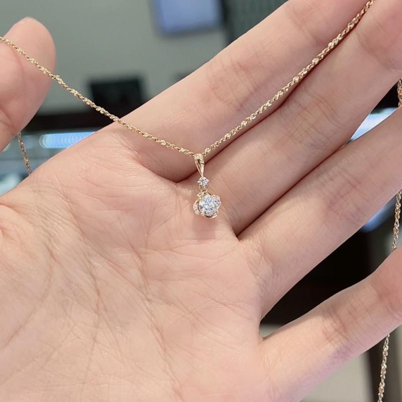 Dây chuyền bạc 925 mạ vàng 18k