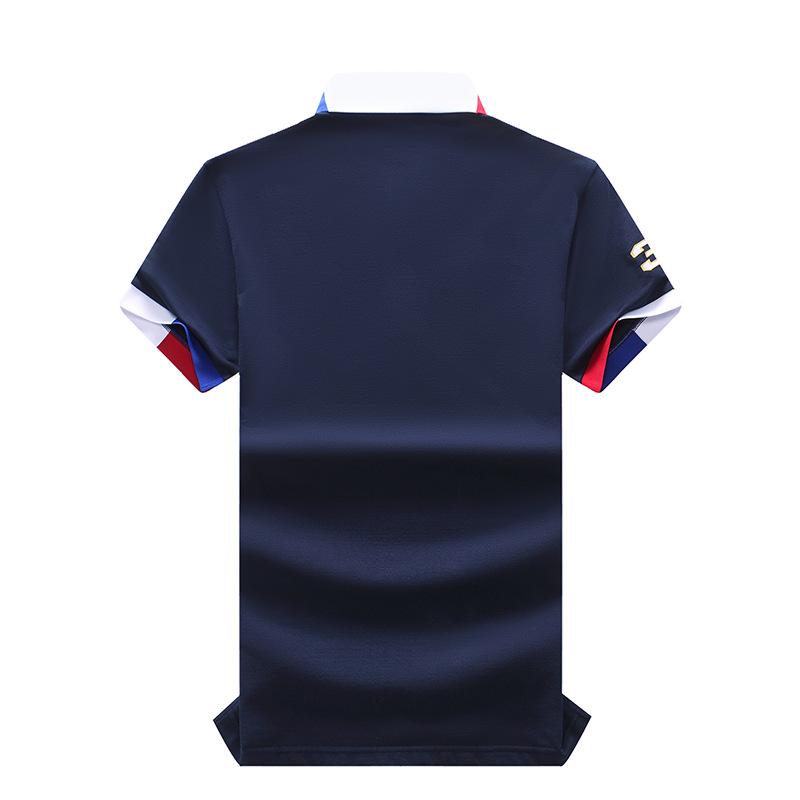 Product Introduction of New Arrivals Oversized Polo T Shirt Men Short Sleeved California of USA Embroidery White Eagle Golf Wear Collar T-shirt Plus US Size XS-7XL 10