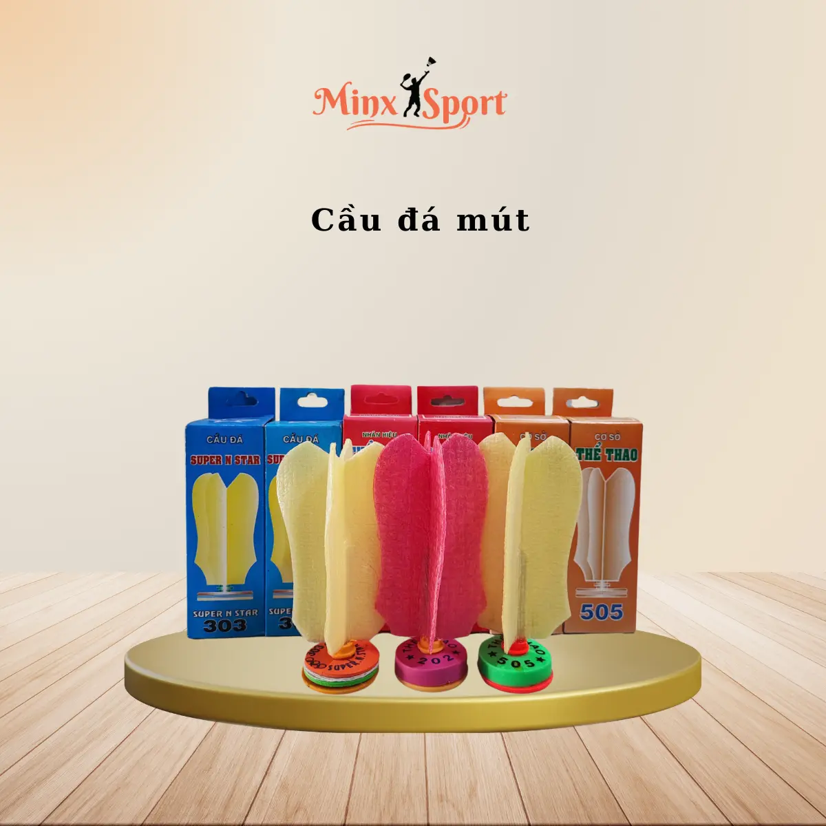 Cầu đá mút các loại dùng trong thi đấu và tập luyện thể thao - Mã 303 / 202 / 505 - Minx Sport