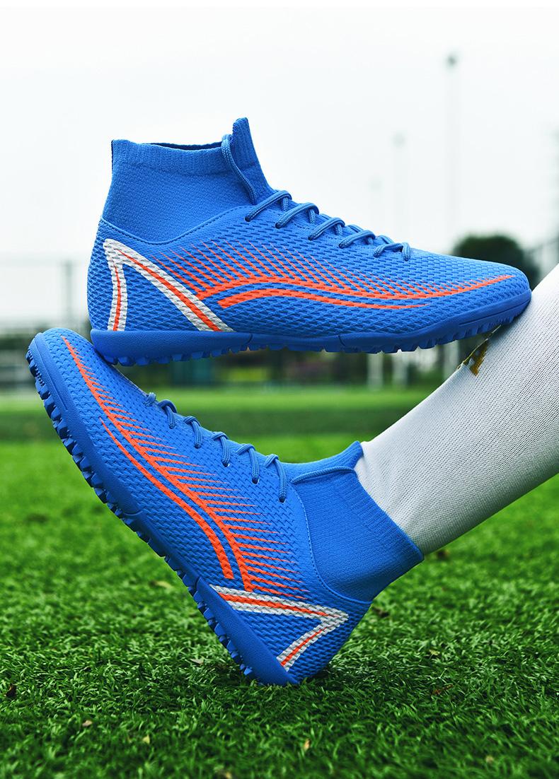 Product Introduction of Fustal！35-47 Ready Unisex Plus Size Training Football Shoes Fashion All-terrain Football Shoes Wide Last Soccer Shoes 28