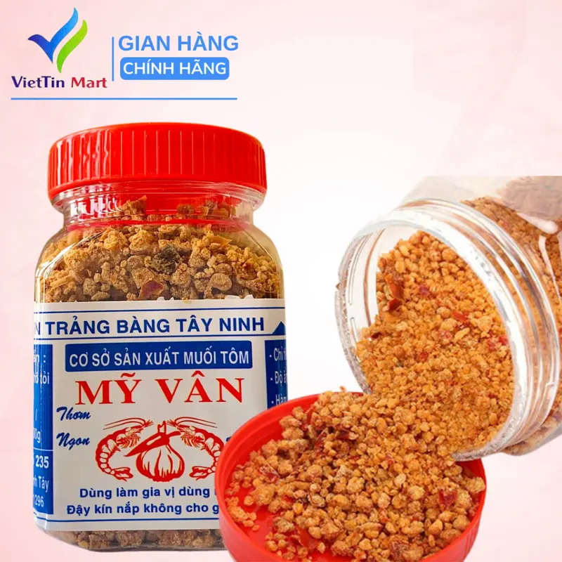 MUỐI TÔM TÂY NINH TRẢNG BÀNG 100G. 1