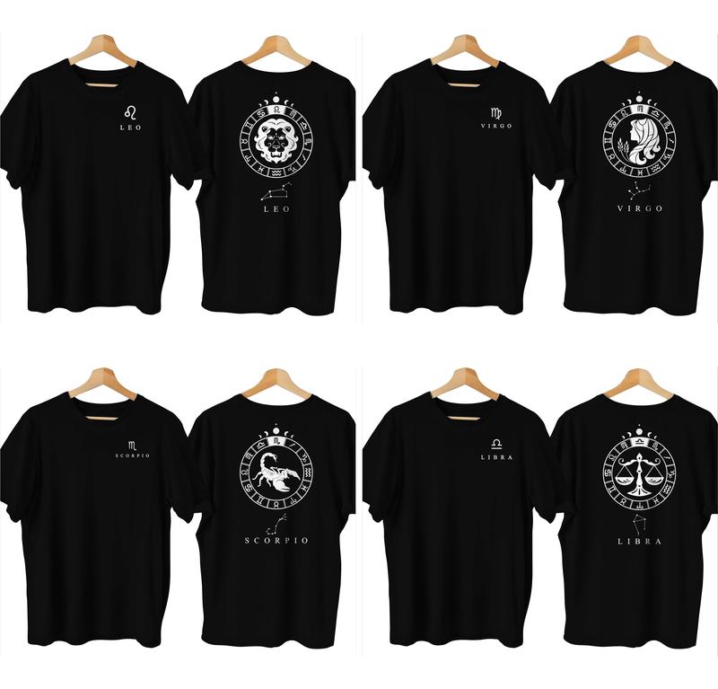 Tshirt Baju Kaos Zodiak Full Series New / Baju ZODIAK / Kaos Aries / Kaos Taurus / Kaos Gemini / Kaos Gemini / Kaos Cancer / Kaos Leo / Kaos Virgo / Kaos Libra / Kaos Scorpio / Kaos Aquarius / Kaos Pisces / Kaos Pria / Kaos Couple / Kaos Wanita-RVACL 2