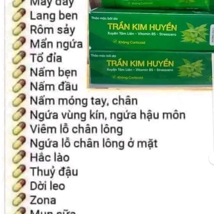 Viêm da xanh Trần Kim Huyền