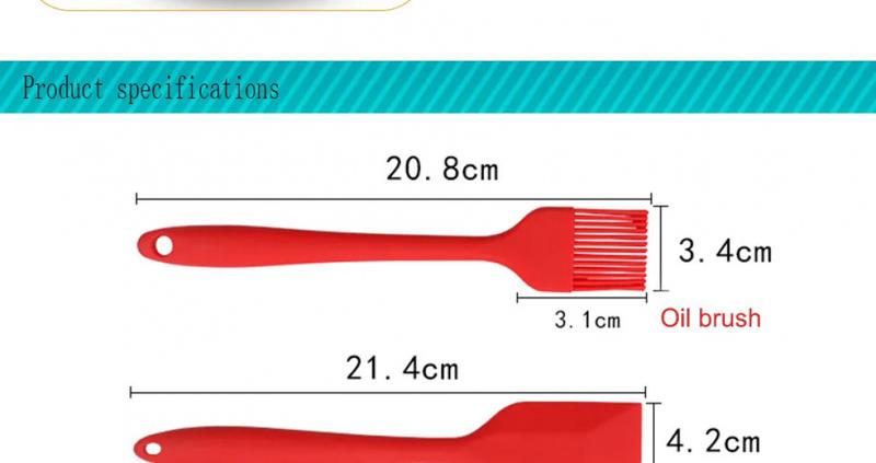 Product Introduction of Bộ Dụng Cụ Nấu Ăn Bằng Silicon, S9, 5 Cái / Bộ, Bao Gồm Bộ Đồ Dùng Nhà Bếp, Máy Đánh Trứng, Thìa, Bàn Chải Dầu, Máy Đánh Trứng Cầm Tay, Đồ Dùng Nhà Bếp, Đi Kèm Với Hộp 30