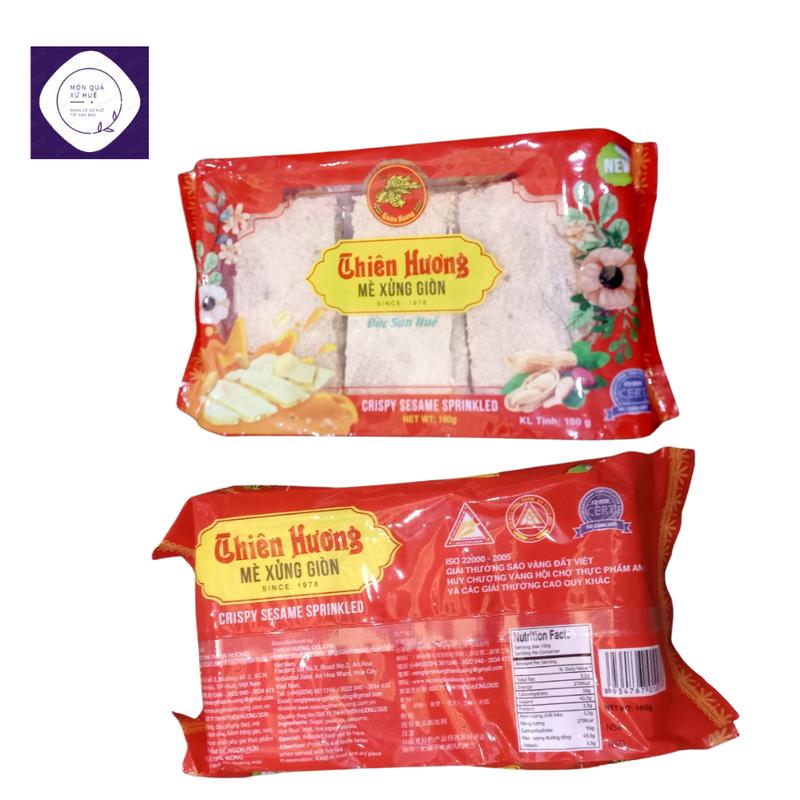 Combo 10 mè xửng giòn Thiên Hương loại một, đặc sản Huế nổi tiếng, date luôn mới