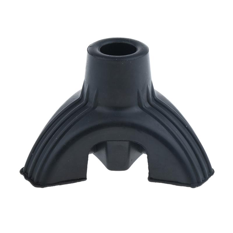 Black Tripod Anti Slip Rubber Replacement  Cane Stick Crutches 5/8 inch 3/4 inch 0