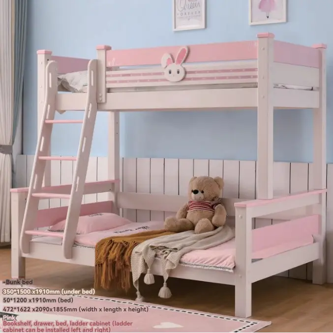 [Pre-order] Children's bunk bed, small-sized household, all solid wood mother child bed, bunk bed
