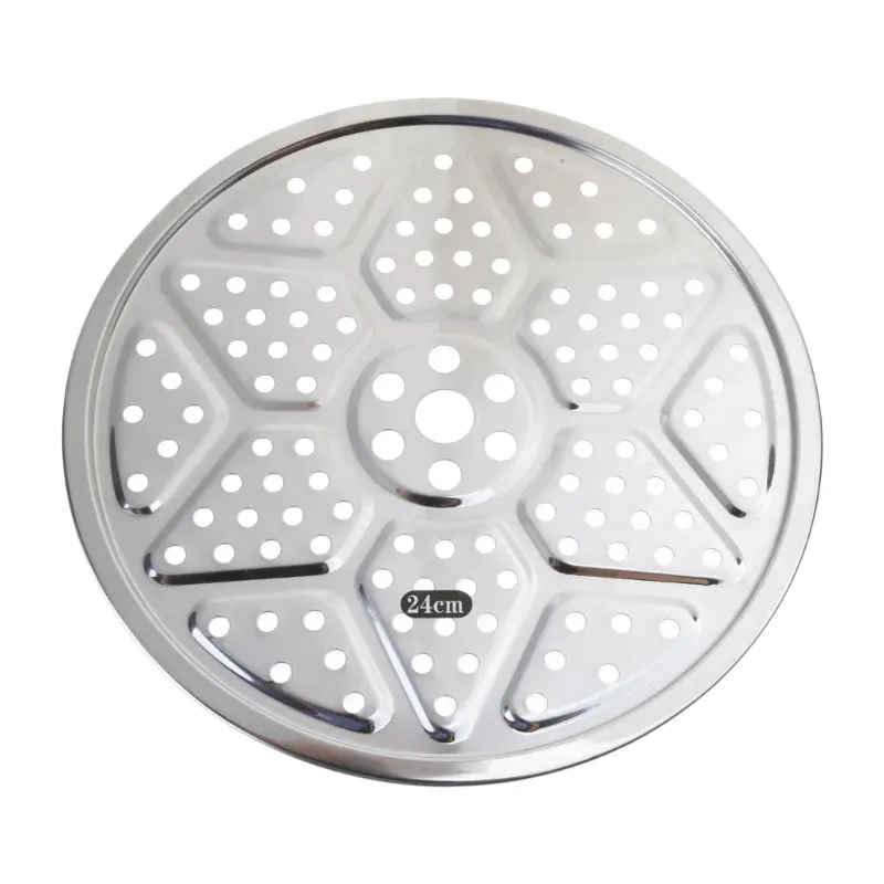 HCSJ 24/26/28/32/34/36cm Stainless Steel Steamers Rack Round Pot Steaming Tray Stand Cookware Tool Kitchenware Cooking Tools