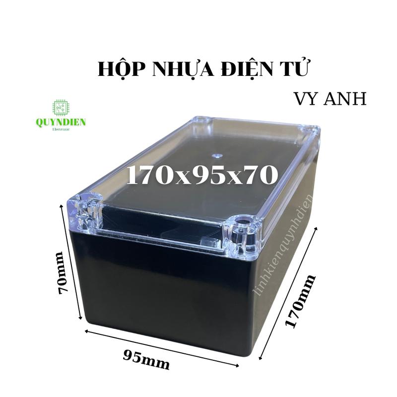 Hộp Nhựa ABS Kỹ Thuật Điện 170x95x70mm VY ANH - Vỏ Đựng Mạch Inverter, Hộp…